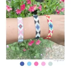 IDEES CREATIVES : Tuto : Réaliser un bracelet en perle tissé