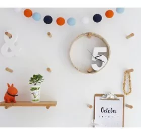 IDEES CREATIVES : Tuto : Créer une horloge minimaliste, par Coralie