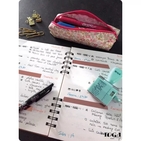 IDEES CREATIVES : Tuto : Réaliser un bullet journal, par Toga