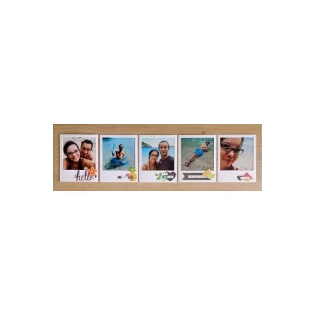 IDEES CREATIVES : Tuto vidéo - Créer des mini cadres façon polaroÏd, par Miaoups