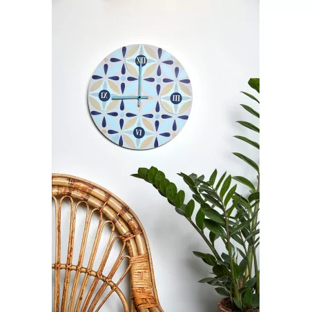 Tuto - L'horloge à effet carreaux de ciment