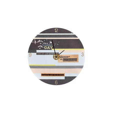 IDEES CREATIVES : Tuto - L'horloge Séance de bricolage