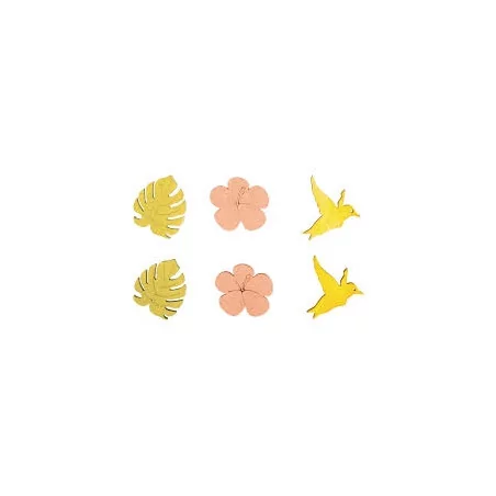 SCRAPBOOKING : Embellissement en bois ' Rayher' Gouttes