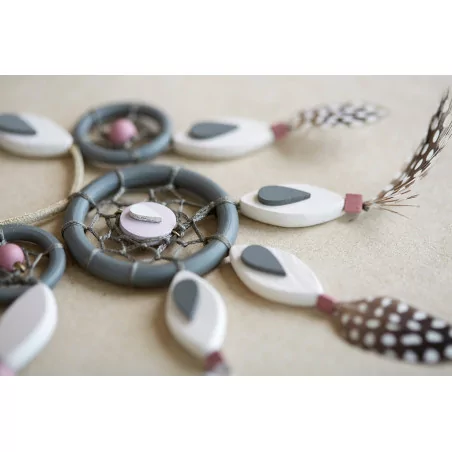Tuto - Réception chic - Le collier attrape-rêves et ses boucles d’oreilles