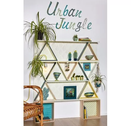 IDEES CREATIVES : Tuto - Urban Jungle - L'étagère IDEES CREATIVES : Tuto - Urban Jungle - L'étagère