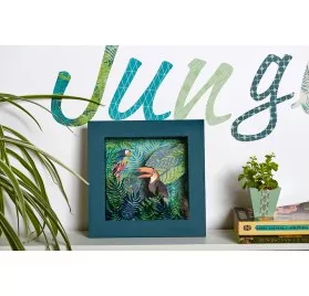 IDEES CREATIVES : Tuto - Urban Jungle - Le cadre 3D
