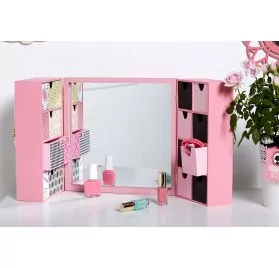 IDEES CREATIVES : Tuto - Fashionista - L'armoire à maquillage