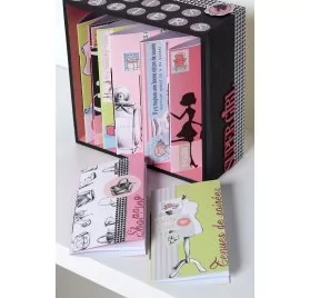 IDEES CREATIVES : Tuto - Fashionista - Le caisson et ses petits cahiers