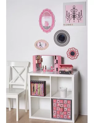 IDEES CREATIVES : Tuto - Fashionista - Les miroirs noir et rose