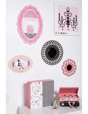 IDEES CREATIVES : Tuto - Fashionista - Les miroirs noir et rose