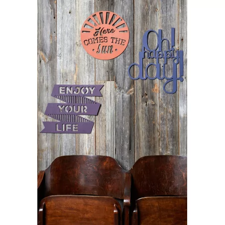 IDEES CREATIVES : Tuto - Décoration d'une auberge de jeunesse - Le mur "100 % bonne humeur"