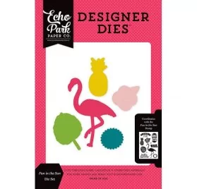 OUTILLAGE & MACHINES : Dies / Matrices de découpe 'Echo Park Paper - Summer Fun' Fun in the Sun Qté 5