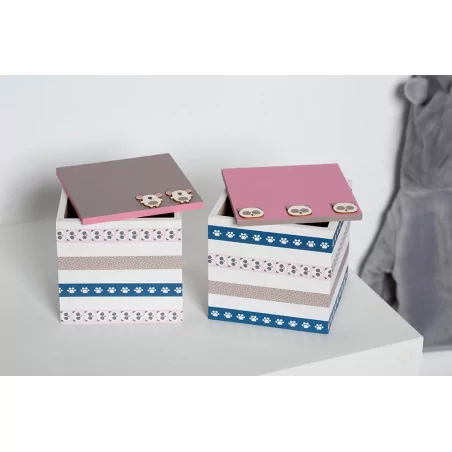 IDEES CREATIVES : Tuto - La chambre de bébé - Les boîtes de rangement