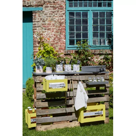 IDEES CREATIVES : Tuto - Barbecue Party - Le meuble de rangement - Les cageots