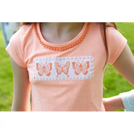Tuto - Customisation d'un vêtement pour enfants - Le t-shirt aux papillons