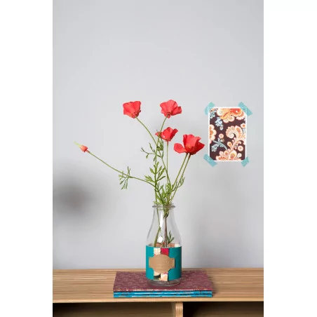 IDEES CREATIVES : Tuto - Bureau Vintage - Garniture de vase
