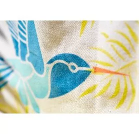 Tuto - Customisation de sacs de vacances - Le sac en toile - Le sac avec l'oiseau