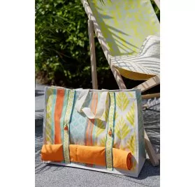 IDEES CREATIVES : Tuto - Customisation de sacs de vacances - Le sac en toile - Le sac avec le ruban