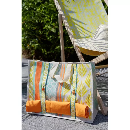 IDEES CREATIVES : Tuto - Customisation de sacs de vacances - Le sac en toile - Le sac avec le ruban