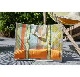 Tuto - Customisation de sacs de vacances - Le sac en toile - Le sac avec le ruban