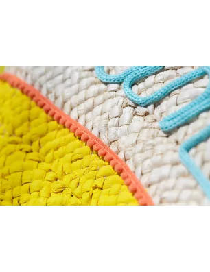 IDEES CREATIVES : Tuto - Customisation de sacs de vacances - Le sac en osier - Le sac " sun "
