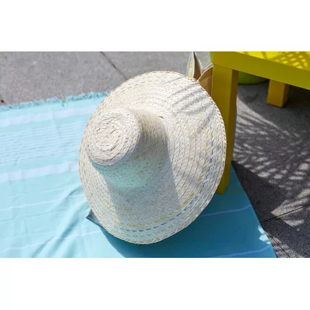 IDEES CREATIVES : Tuto - Customisation de sacs de vacances - Le chapeau de paille