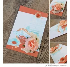 IDEES CREATIVES : Tuto : Confectionner une carte avec les tampons transparents Fonds Grunge 2 de MISS CREA, par les Bricolheu...