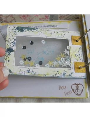 IDEES CREATIVES : Tuto : Personnaliser un livre d'or pour un Baptême, par Sheepette