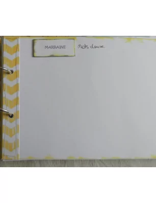 IDEES CREATIVES : Tuto : Personnaliser un livre d'or pour un Baptême, par Sheepette