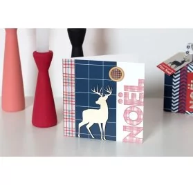 IDEES CREATIVES : Idée créative - Noël Ecossais - La carte de voeux