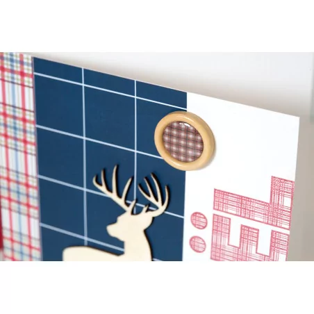 Idée créative - Noël Ecossais - La carte de voeux
