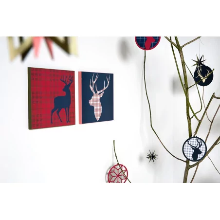 IDEES CREATIVES : Idée créative - Noël Ecossais - Les châssis décoratifs