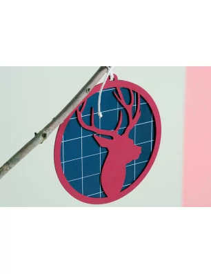 IDEES CREATIVES : Idée créative - Noël Ecossais - La décoration de l'arbre - Boule rouge et bleu marine