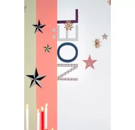 IDEES CREATIVES : Idée créative - Noël Ecossais - La décoration murale - Les lettres Noël