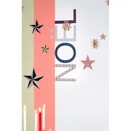 IDEES CREATIVES : Idée créative - Noël Ecossais - La décoration murale - Les lettres Noël