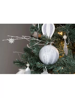 IDEES CREATIVES : Le Noël Perle - La décoration du sapin - Les boules avec les coulées