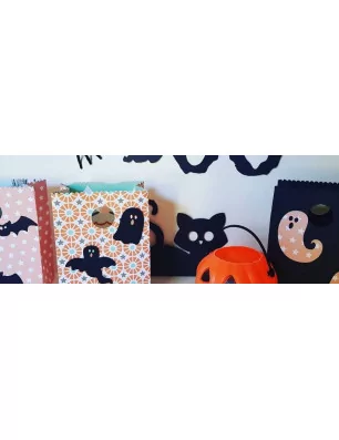 IDEES CREATIVES : Tuto vidéo : Confectionnez des sacs à bonbons pour Halloween, par Aurélia C