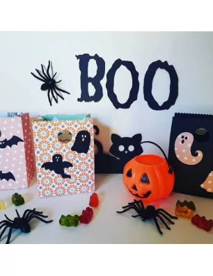 IDEES CREATIVES : Tuto vidéo : Confectionnez des sacs à bonbons pour Halloween, par Aurélia C