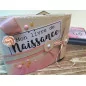 Tuto : Réalisez un album livre de naissance de la planche MES P'TITS SOUVENIRS de MISS CREA, par Laetitia B