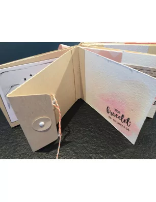 IDEES CREATIVES : Tuto : Réalisez un album livre de naissance de la planche MES P'TITS SOUVENIRS de MISS CREA, par Laetitia B
