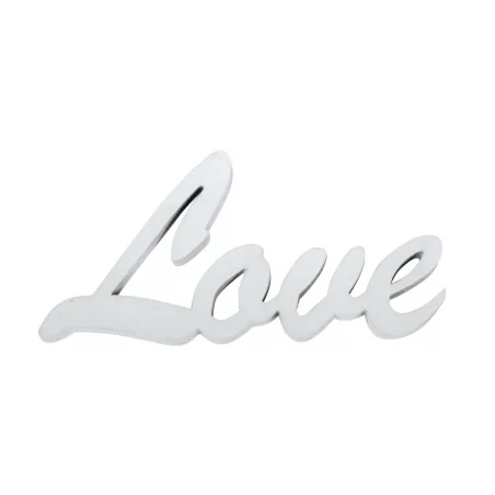 SCRAPBOOKING : Embellissement en bois ' Rayher' Love 10x4.5x1 cm