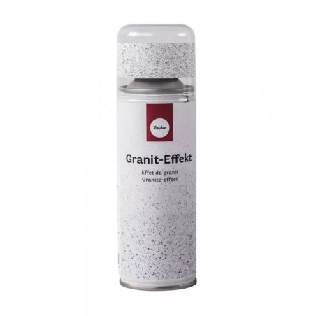PEINTURES : Peinture effet granit en spray 'Rayher' Gris 200 ml