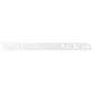 Ruban au mètre 'Hotex' satin coeur blanc 10 mm x 1 m 