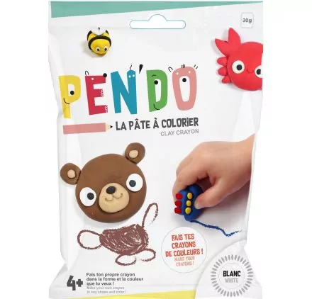 ENFANTS : Sachet Pendo 'Graine Créative by DTM' Blanc