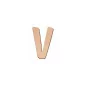 Mini Lettre V en MDF 'Aladine' 5 cm