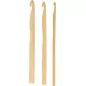 Lot de 3 crochets en bambou 'Artemio' 5 mm, 8 mm, 10 mm Lot de 3 crochets en bambou 'Artemio' 5 mm, 8 mm, 10 mm