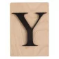 Lettre en bois Y 'Rayher' Noir 14.8 cm x 10.5 cm Lettre en bois Y 'Rayher' Noir 14.8 cm x 10.5 cm