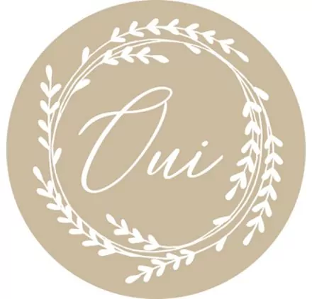 SCRAPBOOKING : Autocollants 'Artemio - Mariage' Ronds Oui Couronne Kraft/Blanc SCRAPBOOKING : Autocollants 'Artemio - Mariage' Ronds Oui Couronne Kraft/Blanc