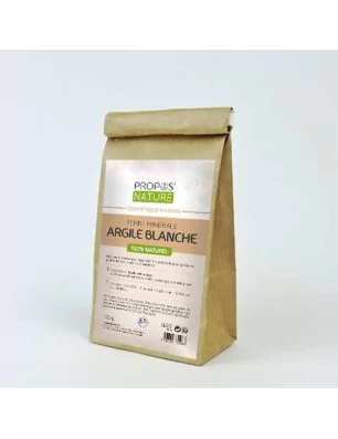 INGREDIENTS COSMETIQUES : Sachet de 100g d'Argile blanche 'Propos' Nature'