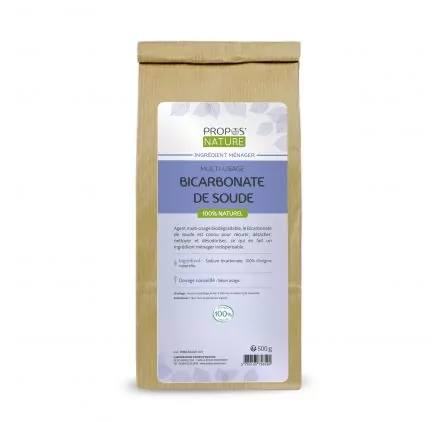 INGREDIENTS MENAGERS : Sachet de 500g de bicarbonate de soude 'Propos' Nature' INGREDIENTS MENAGERS : Sachet de 500g de bicarbonate de soude 'Propos' Nature'